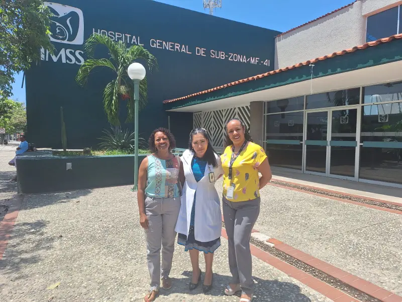 Reunión con directora del IMSS en Santa Cruz